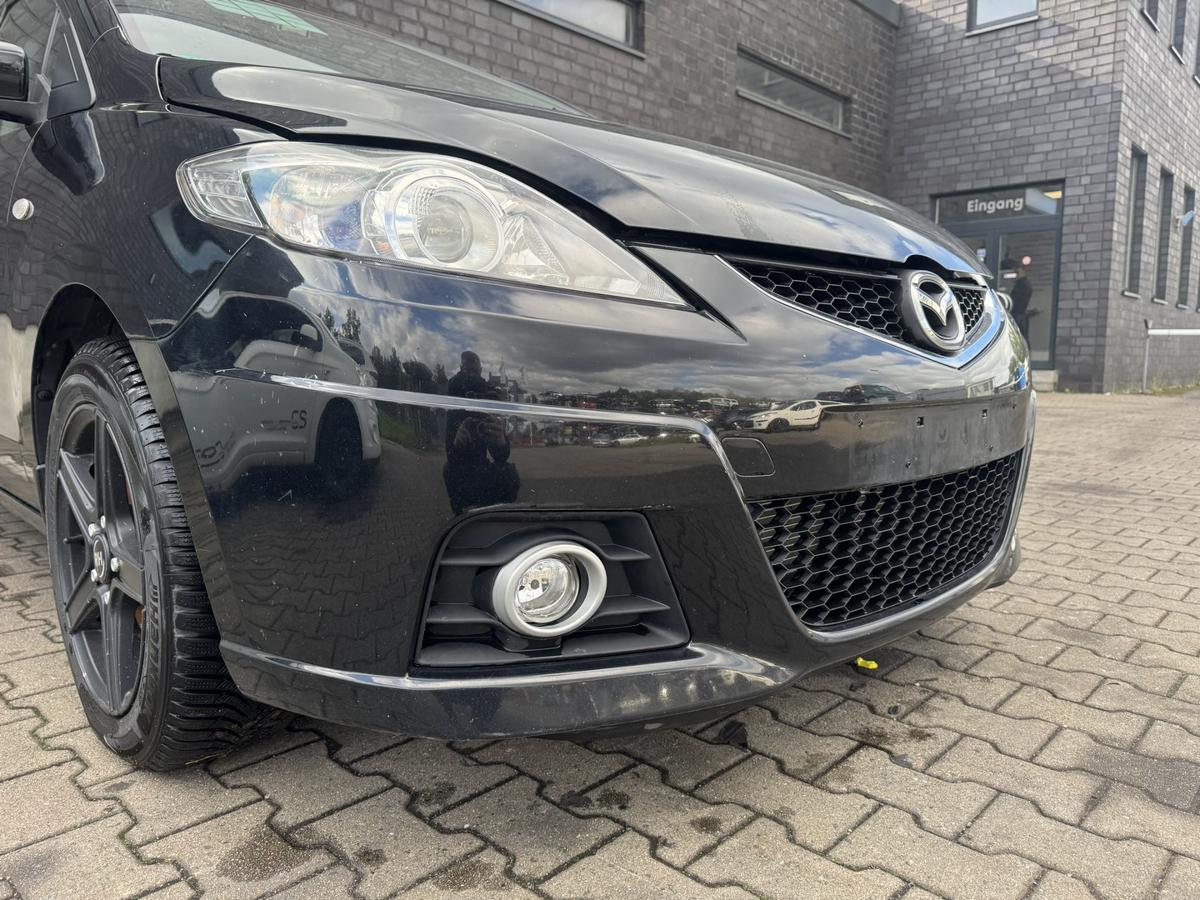 Mazda 5 CR original Sto&szlig;stange Stossf&auml;nger vorn Schwarz Facelift Bj.2010